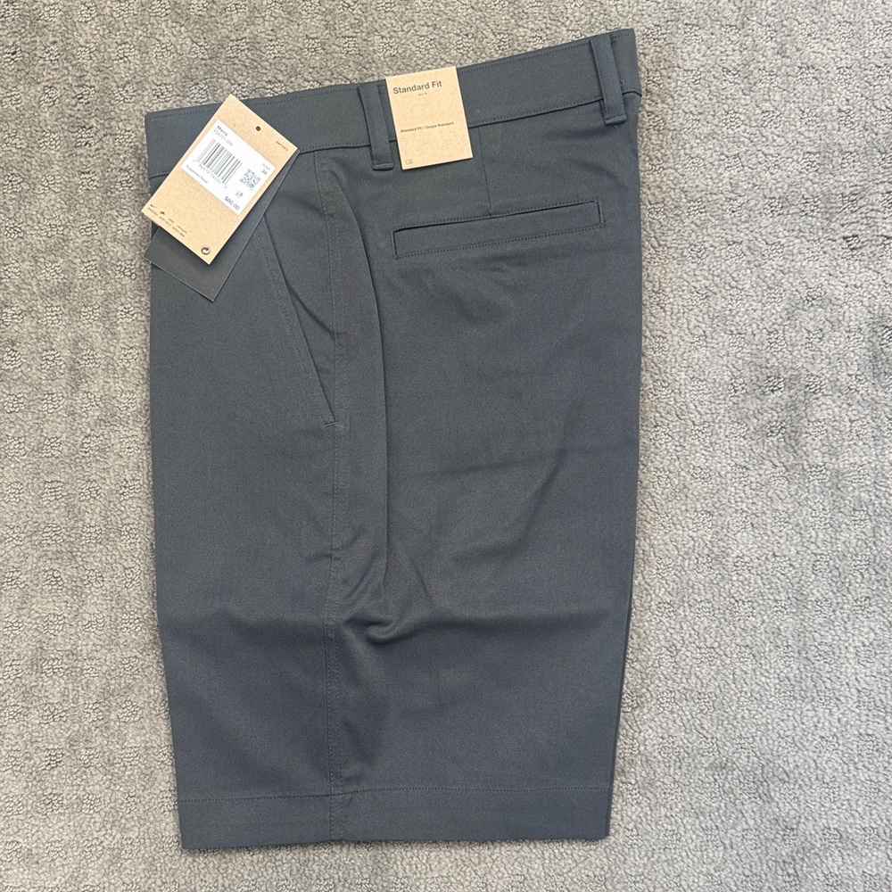 Nike Men's Charcoal Flat Front Shorts